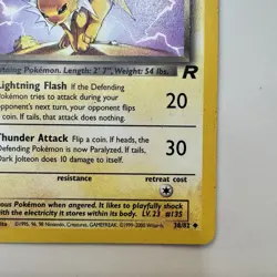 Pokemon: Dark Jolteon 38/82 Team Rocket LP - Image 5