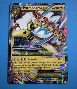 M Ampharos EX 28/98 Ancient Origins Holo – Pokemon TCG Ultra Rare – L/M-P - Image 1