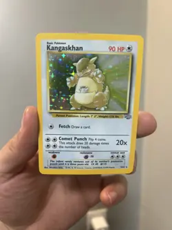 Pokemon Kangaskhan 5/64 Jungle Holo 1999 WOTC Unlimited NM - Image 1
