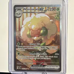 Pokemon Whimsicott EX SV11W White Flare 165/086 Special Illustration Rare Holo - Image 1