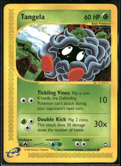 Pokemon - Tangela 112/147 Regular Aquapolis LP - Image 1