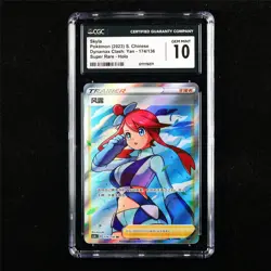 CGC 10 GEM MINT 2023 Pokemon CHN Skyla 174/136 SR - Image 1