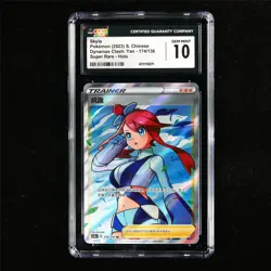 CGC 10 GEM MINT 2023 Pokemon CHN Skyla 174/136 SR - Image 2
