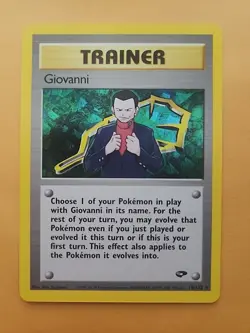 Pokemon TCG Trainer: Giovanni 18/132 Gym Challenge Holo Rare MINT - Image 1