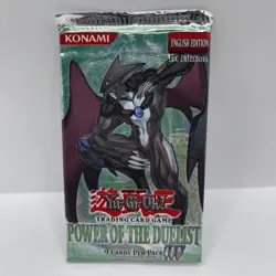 Yugioh Power of the Duelist 1st Edition Sealed Booster Pack - Image 1