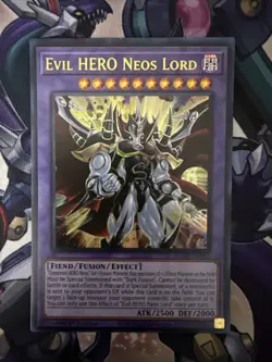 Yugioh Evil Hero Neos Lord SUDA-EN031 Ultra Rare 1st Ed NM - Image 1