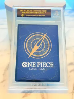 2022 One Piece FRANKY BGS 10 BLACK LABEL ST01-010 SUPER PRE RELEASE STRAW HAT C - Image 2