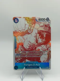Bandai One Piece CCG Portgas.D.Ace OP07 Special Holo 053 6000 Power 5 Cost - Image 1