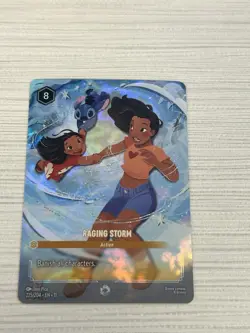 Raging Storm Winterspell Disney Lorcana Enchanted Holo 225/204 - Image 3