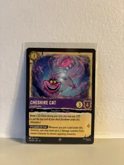 Cheshire Cat Inexplicable 60/204 Whispers in the Well Disney Lorcana - Image 1
