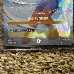 Raging Storm Winterspell Disney Lorcana Enchanted Holo 225/204 - Image 3