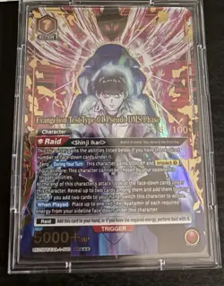 Evangelion Test Type-01 Shinji Ikari SR 3 Star Serialized 68/100 Union Arena - Image 3