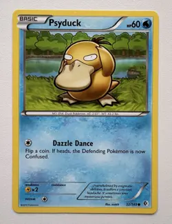 Psyduck 32/149 2012 Common Boundaries Crossed Pokemon Card VLP - Image 1