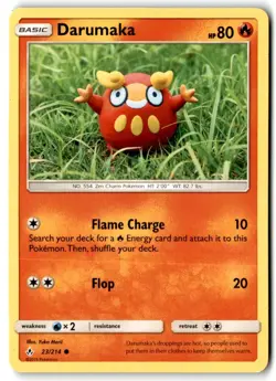 2019 Sun & Moon - Unbroken Bonds Darumaka #23 Basic/Common - Image 1