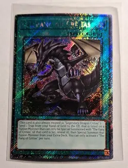 The Fang of Critias - RA04-EN255 - NM - Platinum Secret Rare - 1st ed - Yugioh - Image 1