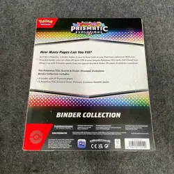 POKEMON Scarlet & Violet Prismatic Evolutions Binder Collection, Box has Wear - Image 2