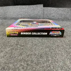 POKEMON Scarlet & Violet Prismatic Evolutions Binder Collection, Box has Wear - Image 3