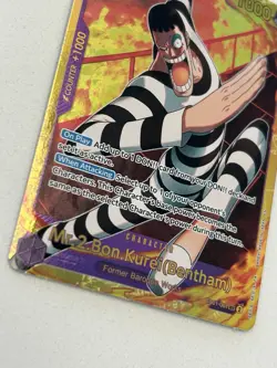 Bandai One Piece (PRB02) Mr.2 Bon.Kurei (Bentham) EB01-061 SEC Foil Character - Image 1