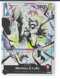 One Piece ST21-001 Monkey D Luffy Gear 5 Alt Art Parallel - Image 3