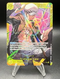 One Piece CCG Trafalgar Law Royal Blood Foil Card OP10-119 SEC English - Image 1