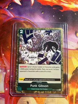 🔥Punk Gibson OP01-058 -One Piece Romance Dawn TCG card Game 🔥 - Image 1
