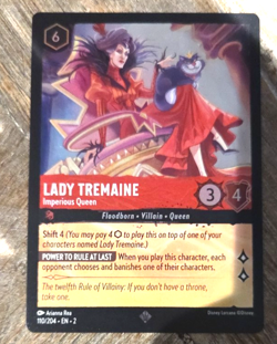 Disney Lorcana Lade Tremaine - Imperious Queen 110/204, Foil Super Rare Card - Image 1