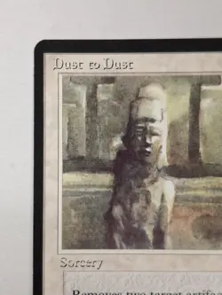 DUST TO DUST MAGIC THE GATHERING THE DARK MTG 1994 Trading Card #407 LP/NM BB - Image 2