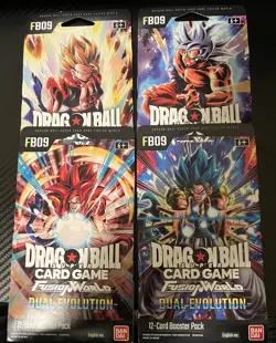 Dragon Ball Super Card Game Fusion World FB09 Dual Evolution Booster Packs x4 - Image 2