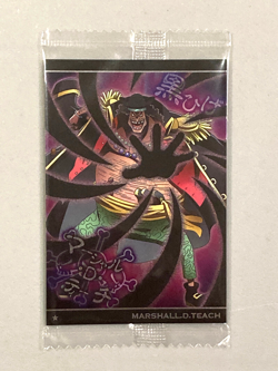 Blackbeard - N No.7-21 - One Piece Itajaga Wafer Card Sealed Japanese - Image 1