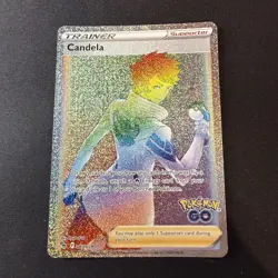 Pokemon Cards Candela 083/078 Pokemon GO Rare Rainbow NM - Image 1