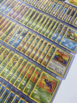 HUGE Vintage 1999 Pokemon Card Lot - 427 TOTAL (157 1st Edition, 270 Base Set) - Image 2
