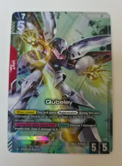 Qubeley LR+ - GD02-036 - Dual Impact Gundam TCG Card Game - English - Image 1