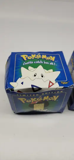 Lot of 2 1999 Burger King Pokemon 23K Gold Plated Cards Mewtwo & Togepi sealed - Image 2