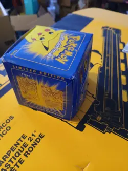 1999 Pokemon Pikachu 23K Gold-Plated Trading Card Burger King Blue Box SEALED - Image 4