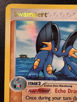Swampert 27/100 EX Crystal Guardians Pokemon Card Reverse Holo Rare Near Mint - Image 3