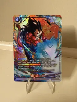 Vegeta : GT FB09-117 Alternate Art Dual Evolution Dragon Ball Card English - Image 1