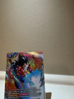 Vegeta : GT FB09-117 Alternate Art Dual Evolution Dragon Ball Card English - Image 3