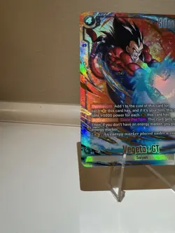 Vegeta : GT FB09-117 Alternate Art Dual Evolution Dragon Ball Card English - Image 4