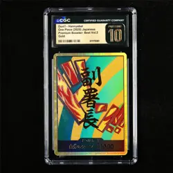 CGC 10 Pristine 2025 One Piece JPN Hannyabal Don!! Card Gold - Image 2