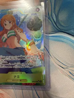 One Piece Card Game Nami SR Alt Art EB03-053 English NM Heroines Edition - Image 2