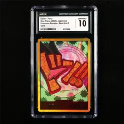 CGC 10 GEM MINT 2025 One Piece JPN Foxy Don!! Card Gold - Image 1
