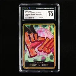 CGC 10 GEM MINT 2025 One Piece JPN Foxy Don!! Card Gold - Image 2