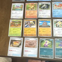 Nintendo Pokemon Trading Card Game Korean 40 Mixed Creature Cards Snorlax Mew - Image 3