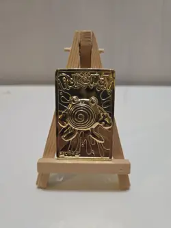 1999 Poliwhirl Burger King Pokemon Movie Nintendo 23K Gold Plated Trading Card - Image 1