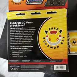Pokemon TCG 2026 Pokemon Day Box Pikachu Promo Card, Coin & Booster Packs - Image 5