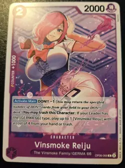 Vinsmoke Reiju OP06-068 Common Wings Of The Captain One Piece Card Game - Image 1