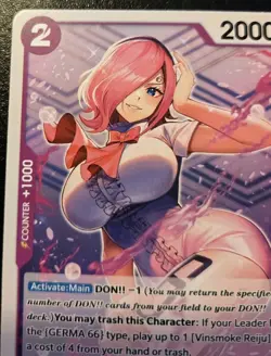 Vinsmoke Reiju OP06-068 Common Wings Of The Captain One Piece Card Game - Image 2