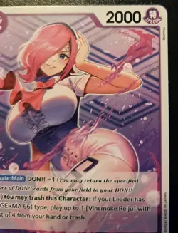 Vinsmoke Reiju OP06-068 Common Wings Of The Captain One Piece Card Game - Image 3
