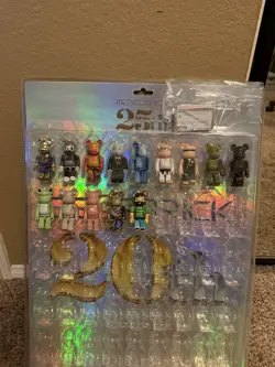 Bearbricks lot 100% with Cards 14 In All- 2022 And 2023 - Image 1