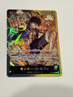 Monkey D Luffy ST13-003 (Gold Text) Leader Collection ONE PIECE Card Japanese - Image 2